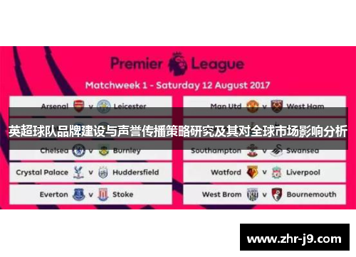 英超球队品牌建设与声誉传播策略研究及其对全球市场影响分析